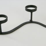 Vintage 1950 black metal hook