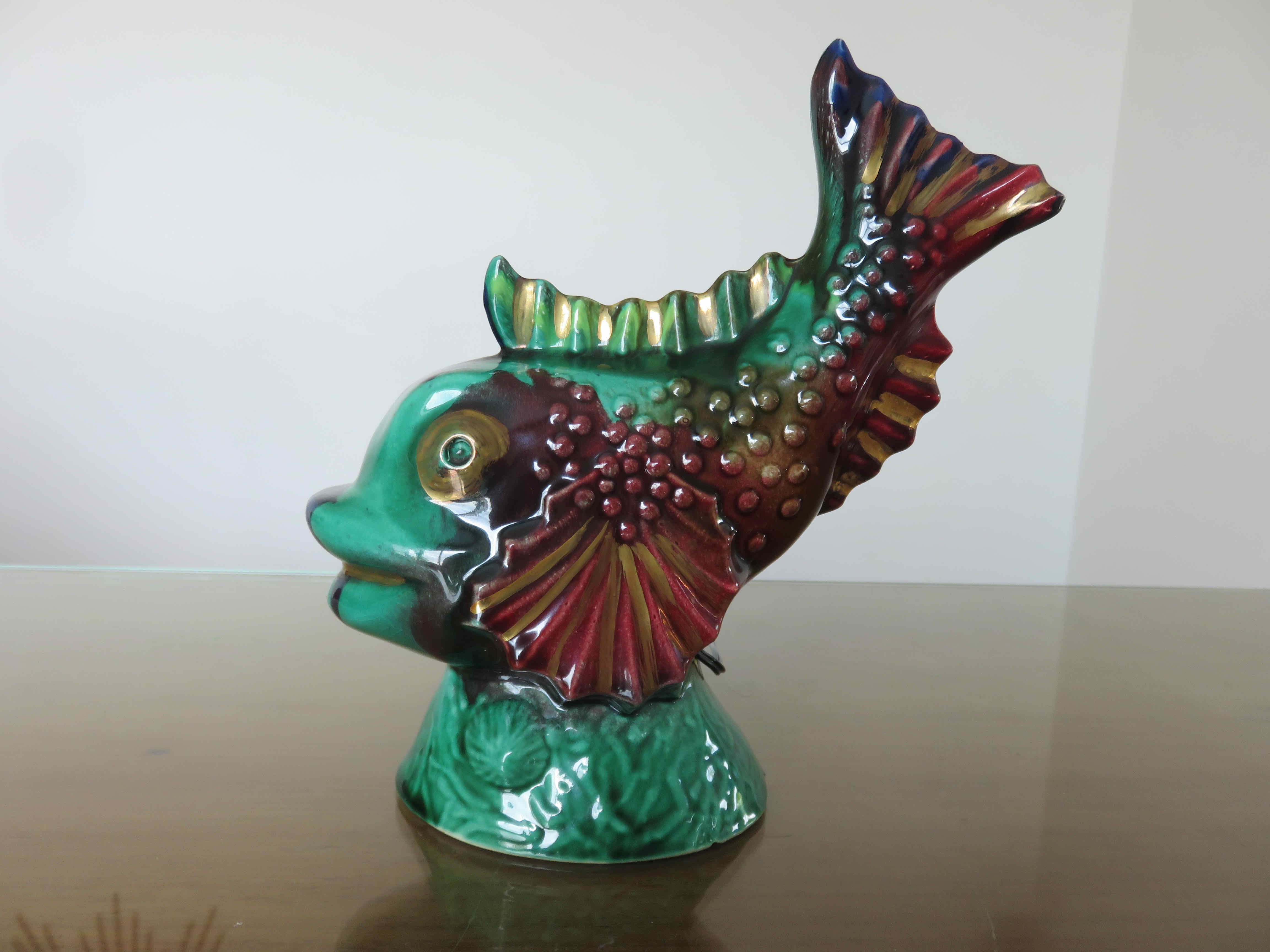 Lamp " fish " Vallauris 60s