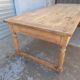 Grande table de communauté en chêne et sapin