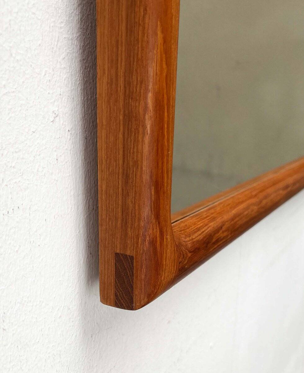 Danish teak mirror mid-century modern by Vildbjerg Møbelfabrik, 1960s
