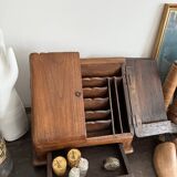 Small wooden storage unit