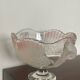 Moulded glass swan bowls