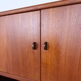 Danish design teak highboard, 1960s