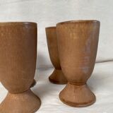 Set of 4 sandstone mug cups