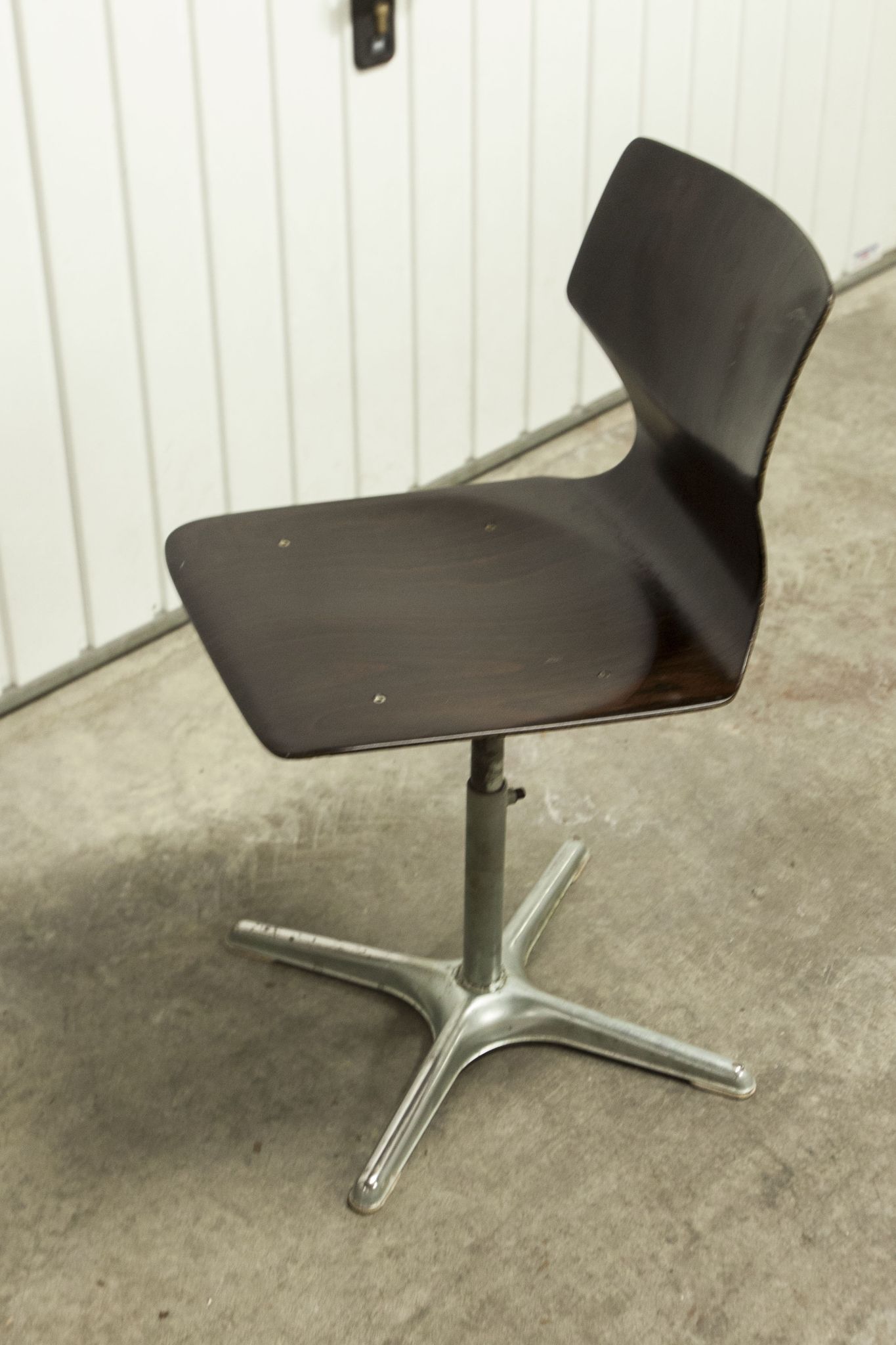 Pair of vintage evolutionary chairs by Adam Stegner for Flötotto Pagholz, 1970
