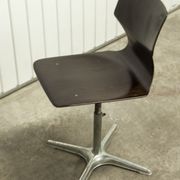 Pair of vintage evolutionary chairs by Adam Stegner for Flötotto Pagholz, 1970