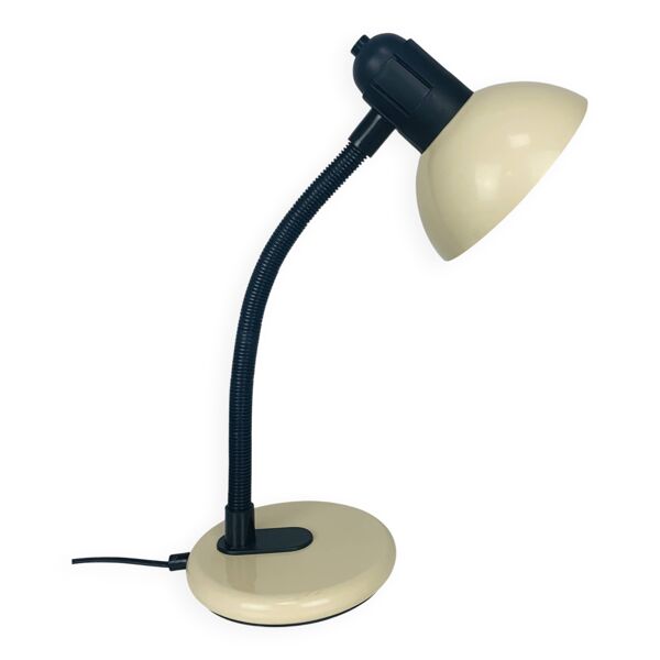 Lampe de bureau métal beige vintage — Beyit