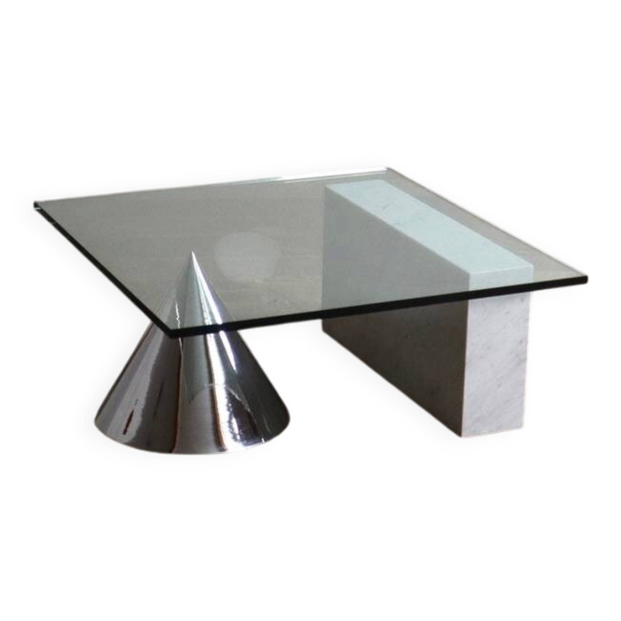 Lella and Massimo Vignelli Kono coffee table for Casigliani, Italy, circa 1984