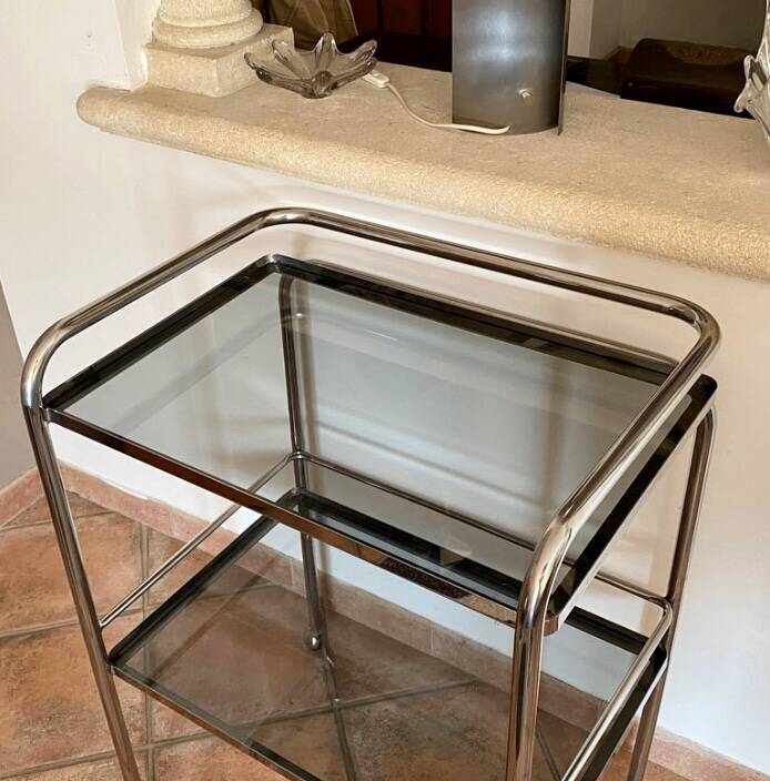 Vintage serving trolley