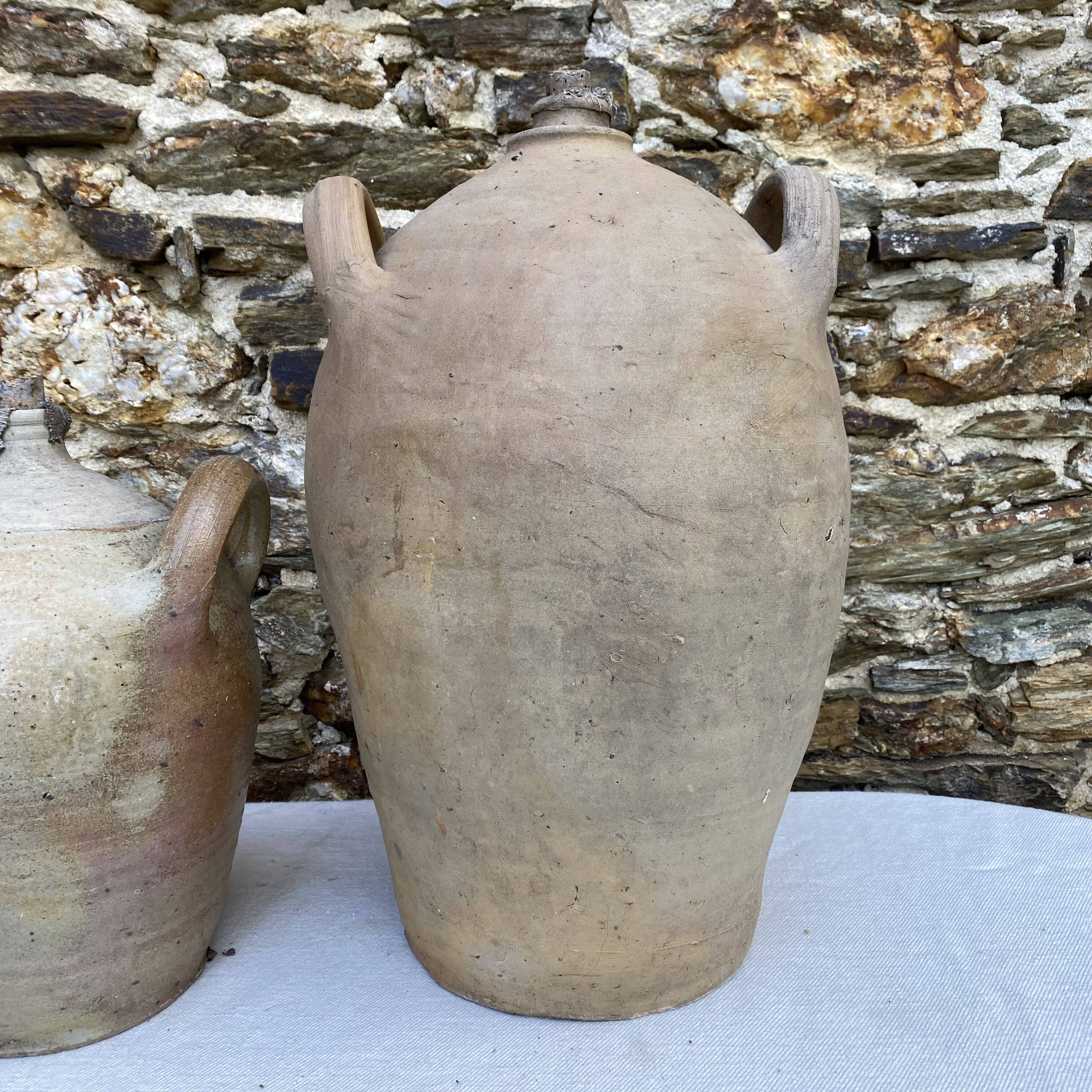 Antique terracotta jars