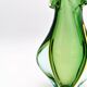 Murano vase Flavio Poli Sommerso Emerald Green Yellow Turquoise 26cm