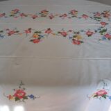 Nappe  brodée main