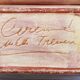 Polychrome presentation dishes of Marie Christine TREINEN (XXth) Vallauris