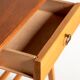 Scandinavian Birch Bedside Table, 1950s