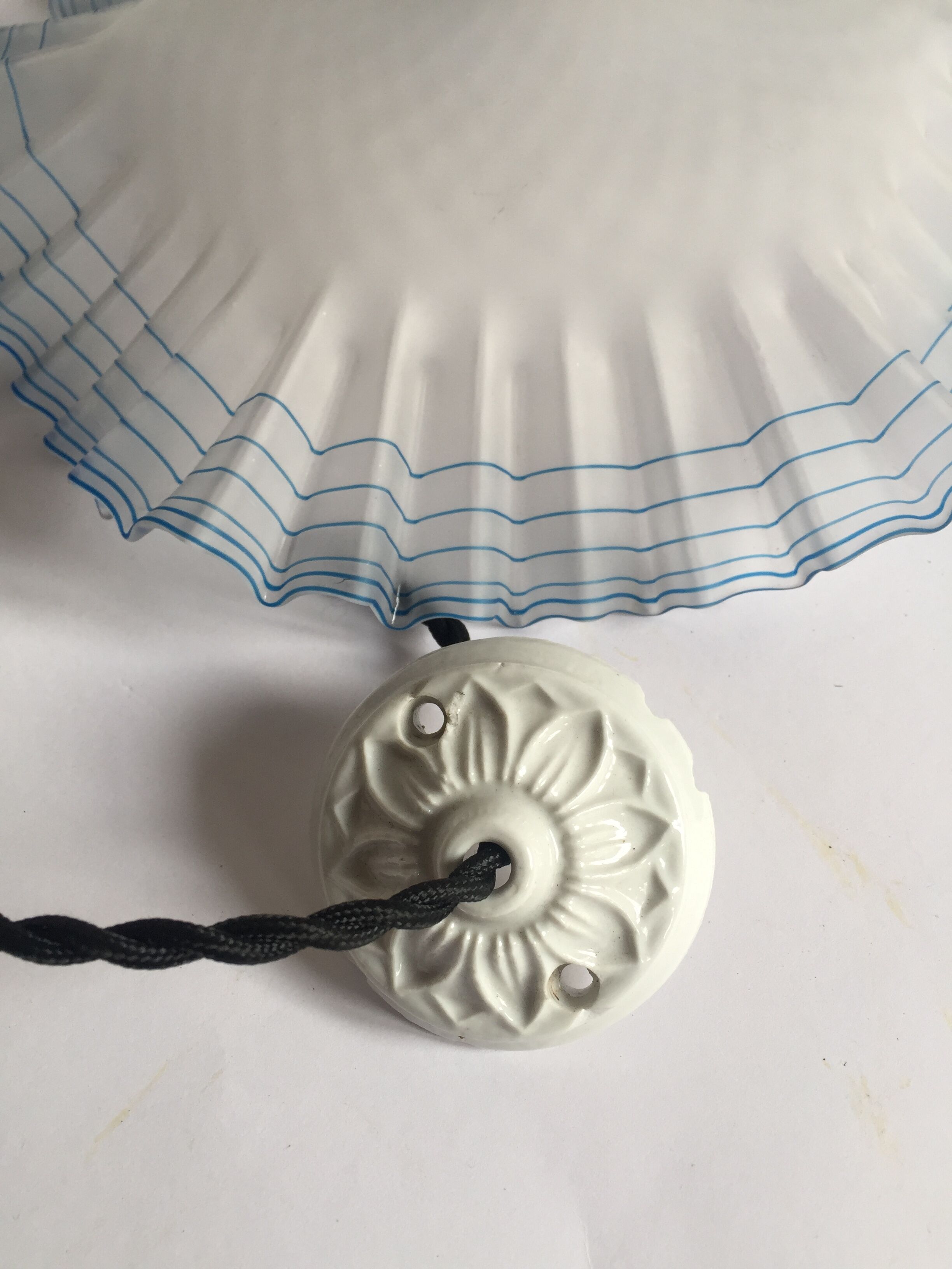 Suspension verre vintage