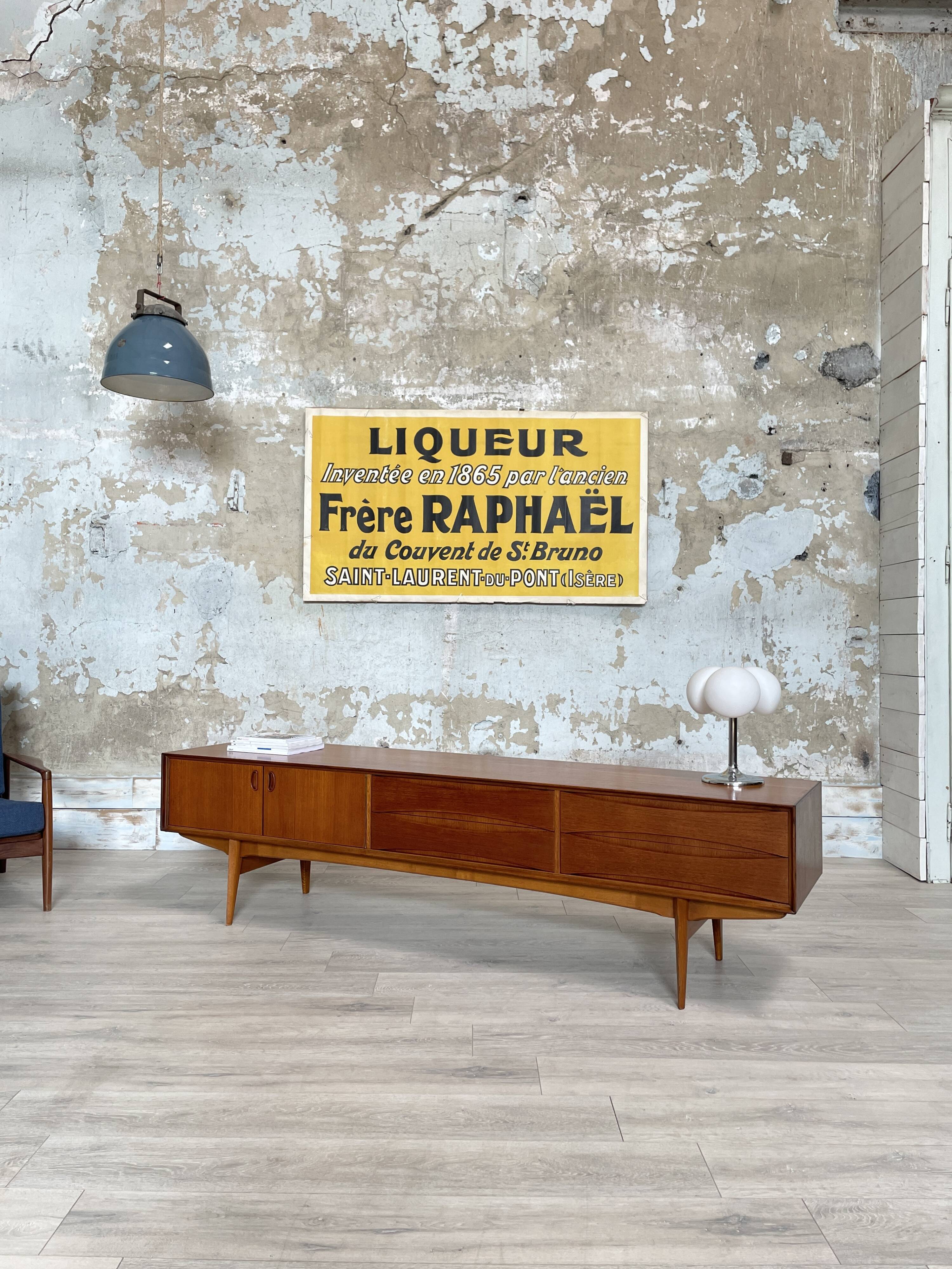 Scandinavian enfilade by Oswald Vermaercke for V-FORM, circa 1950