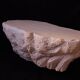 Design coffee table with travertine rock effect — unique piece hand-sculpted.