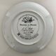 English collector's plate signed and numbered