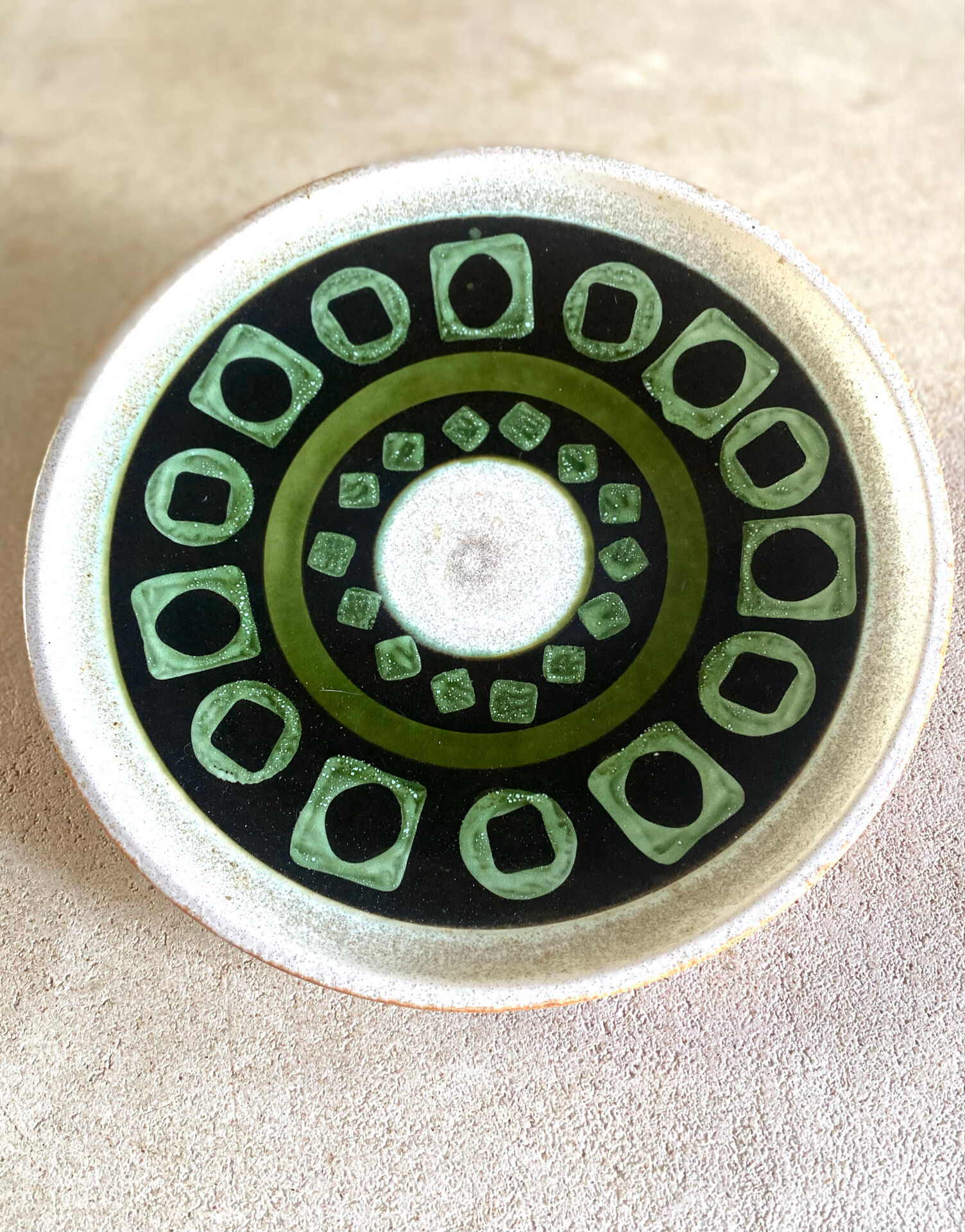 Plate West Germany in ceramic - Ø 30 cm