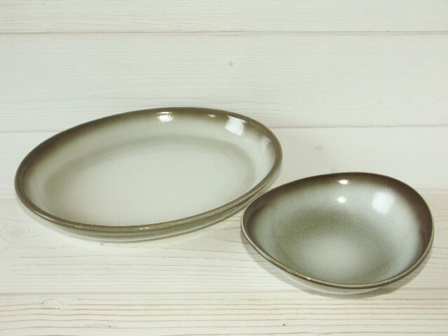 Flat lot and cup Salins France vintage 60/70