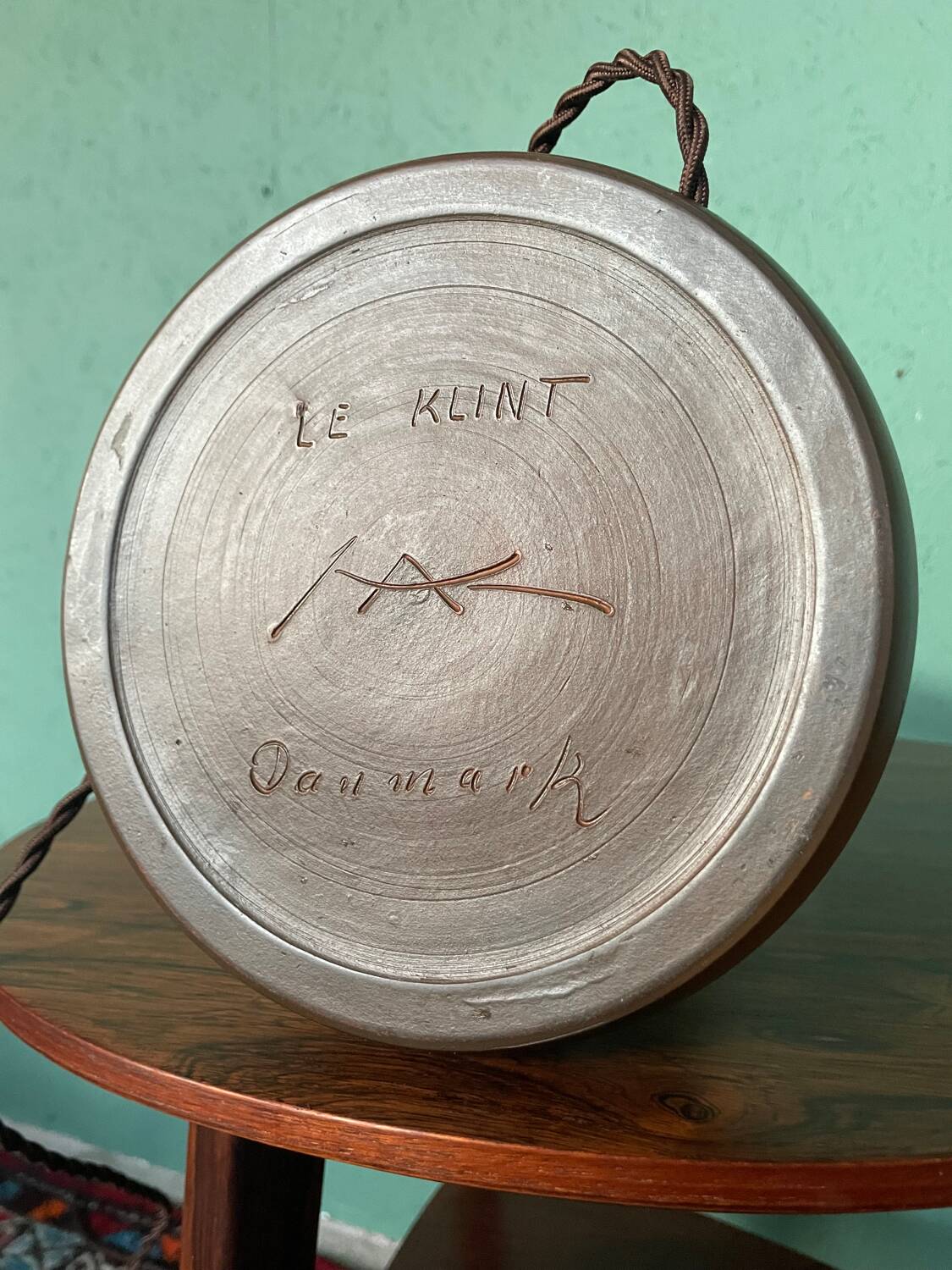 Herman A. Kähler for Le Klint Pottery Table Lamp