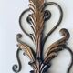 Golden antique wall chandelier