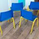 4 chaises coque école