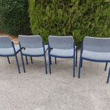 4 80's Souvignet chairs
