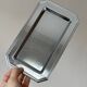 Small vintage polished stainless steel tray