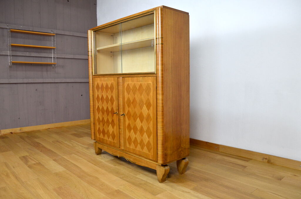 Vitrine bibliothèque Art-Déco 1930 / 1940