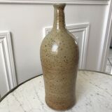 Ceramic bottle / stoneware / pottery vintage 70s signed