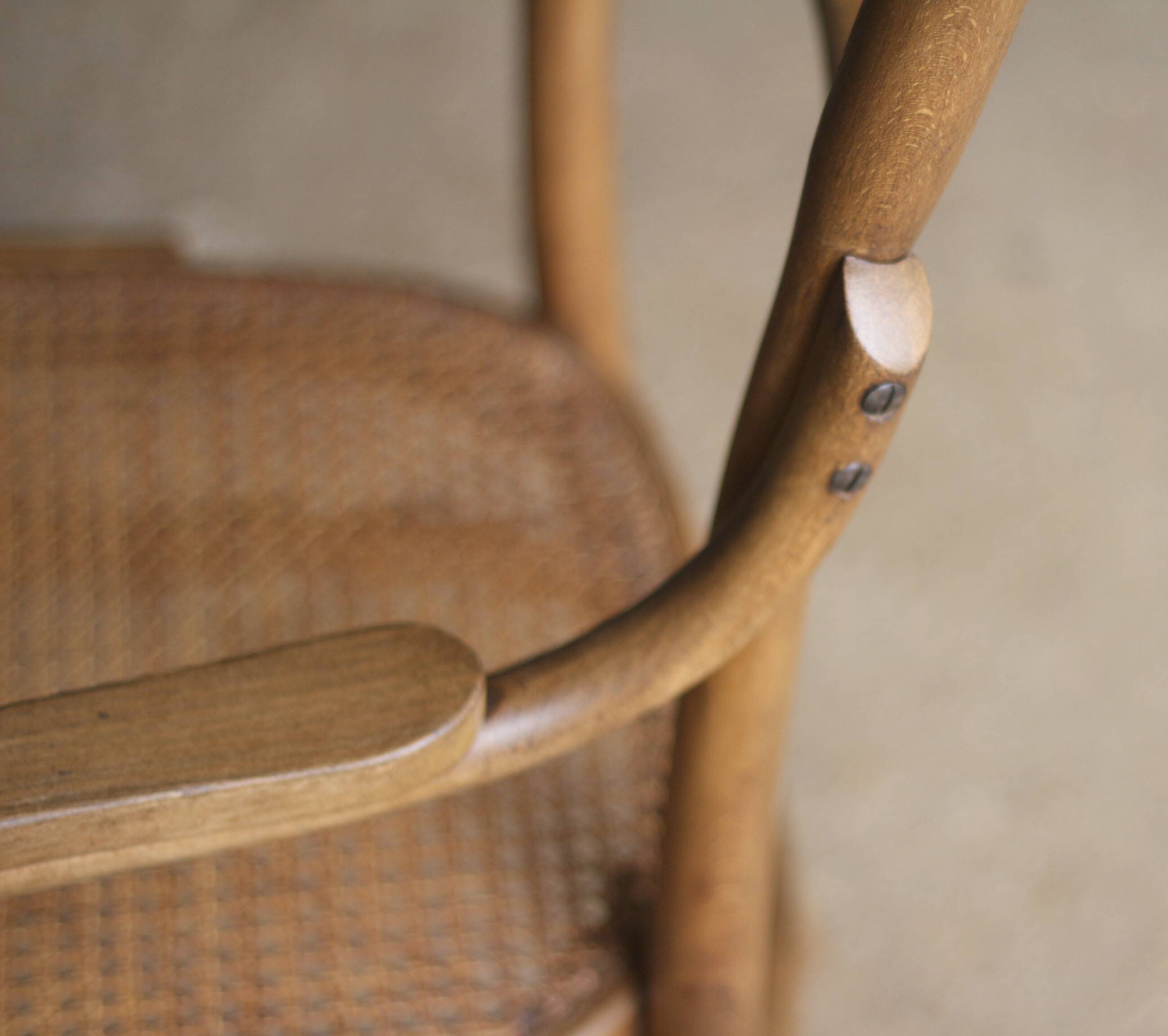 fauteuil en bois courbé  (Cambier ou Carton) vers 1900.