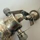 Vintage silver metal wall light 250901