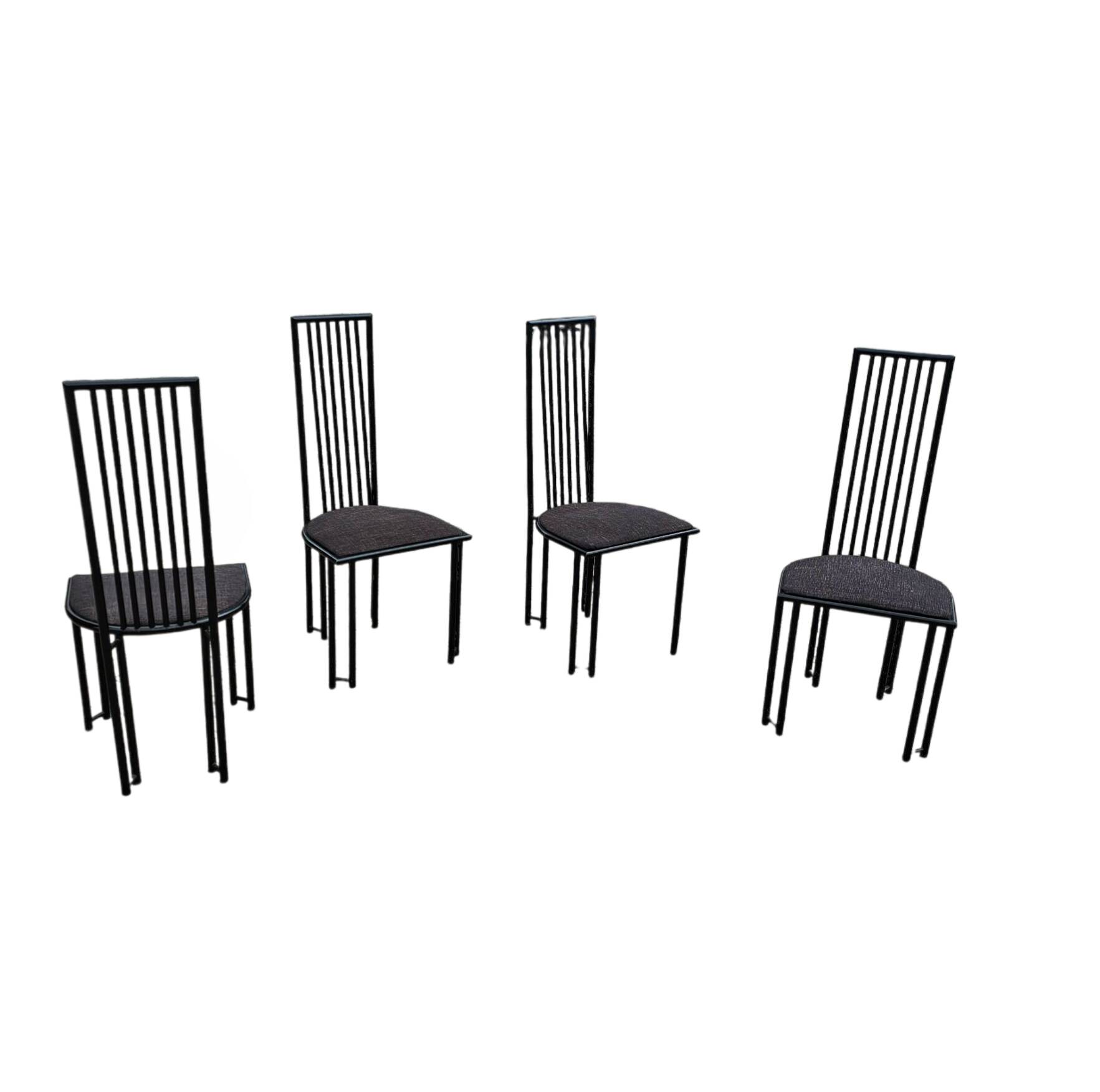 Postmodern Italy dining chairs 1980s