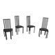Postmodern Italy dining chairs 1980s