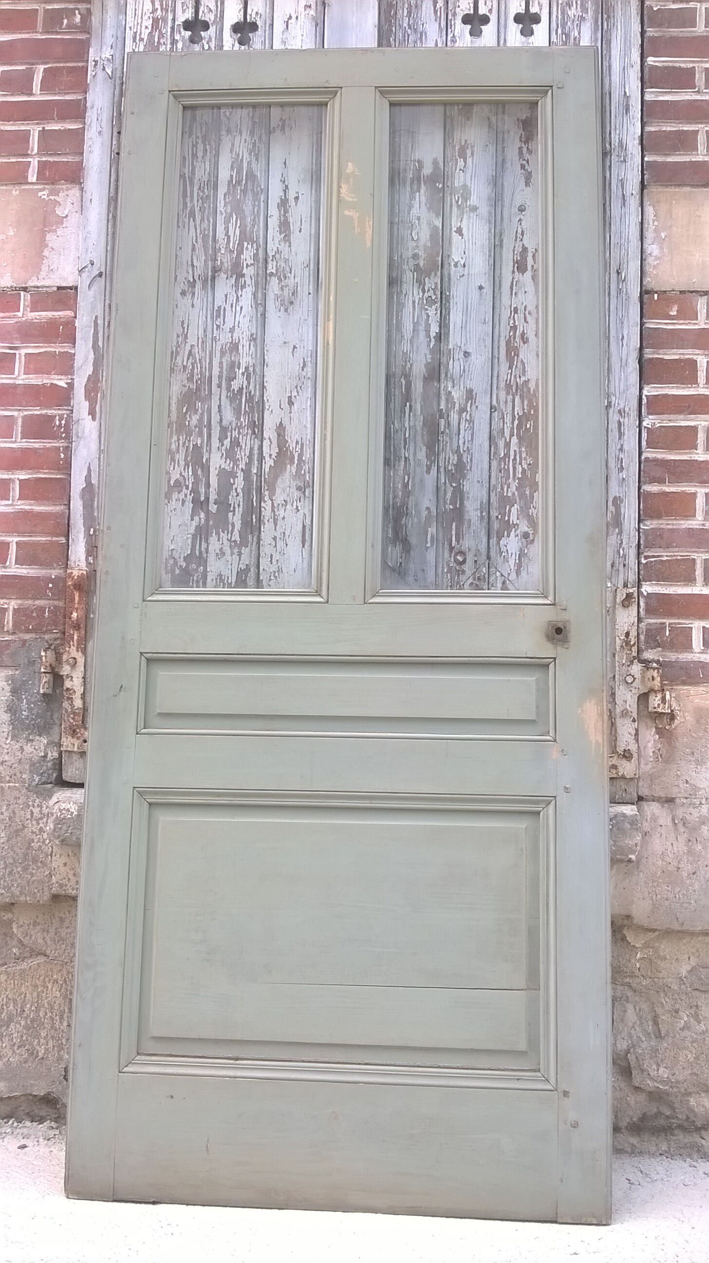 Old glazed interior door