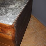 Eighteenth-century walnut tomb commode.