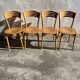 Vintage Italian bistro chairs, 1980s – set of 4