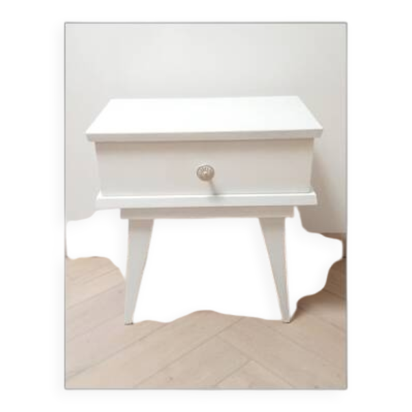 Chevet vintage pieds compas