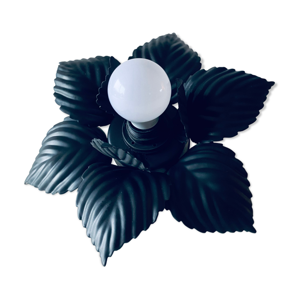 Applique murale ou plafonnier vintage fleur design Italien, Masca