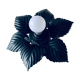 Vintage Italian flower design wall or ceiling light, Masca
