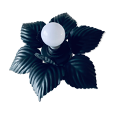 Vintage Italian flower design wall or ceiling light, Masca