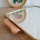 Brass top with vintage mirror