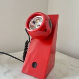 Vintage Space Age Red Magnetic Table Lamp by Brilliant Leuchten AG, Germany
