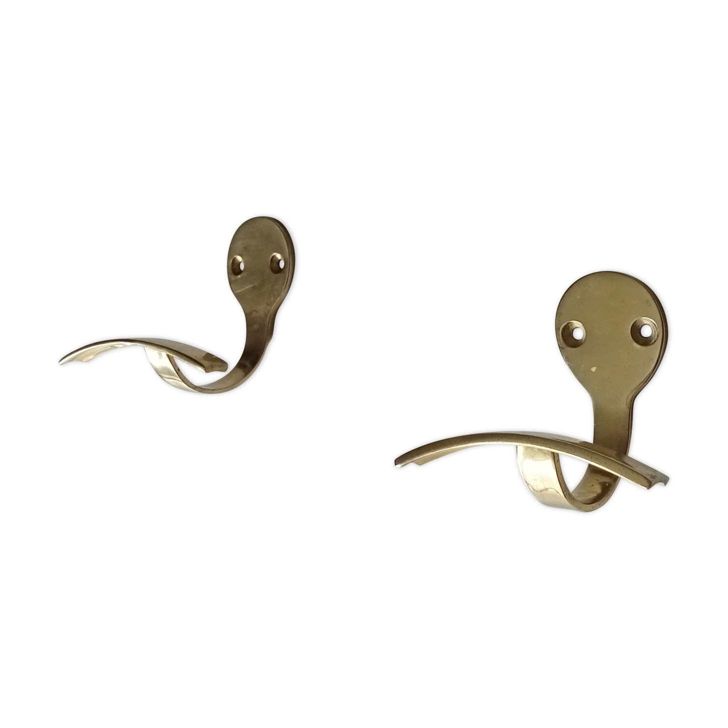 Pair of hooks vintage coat rack