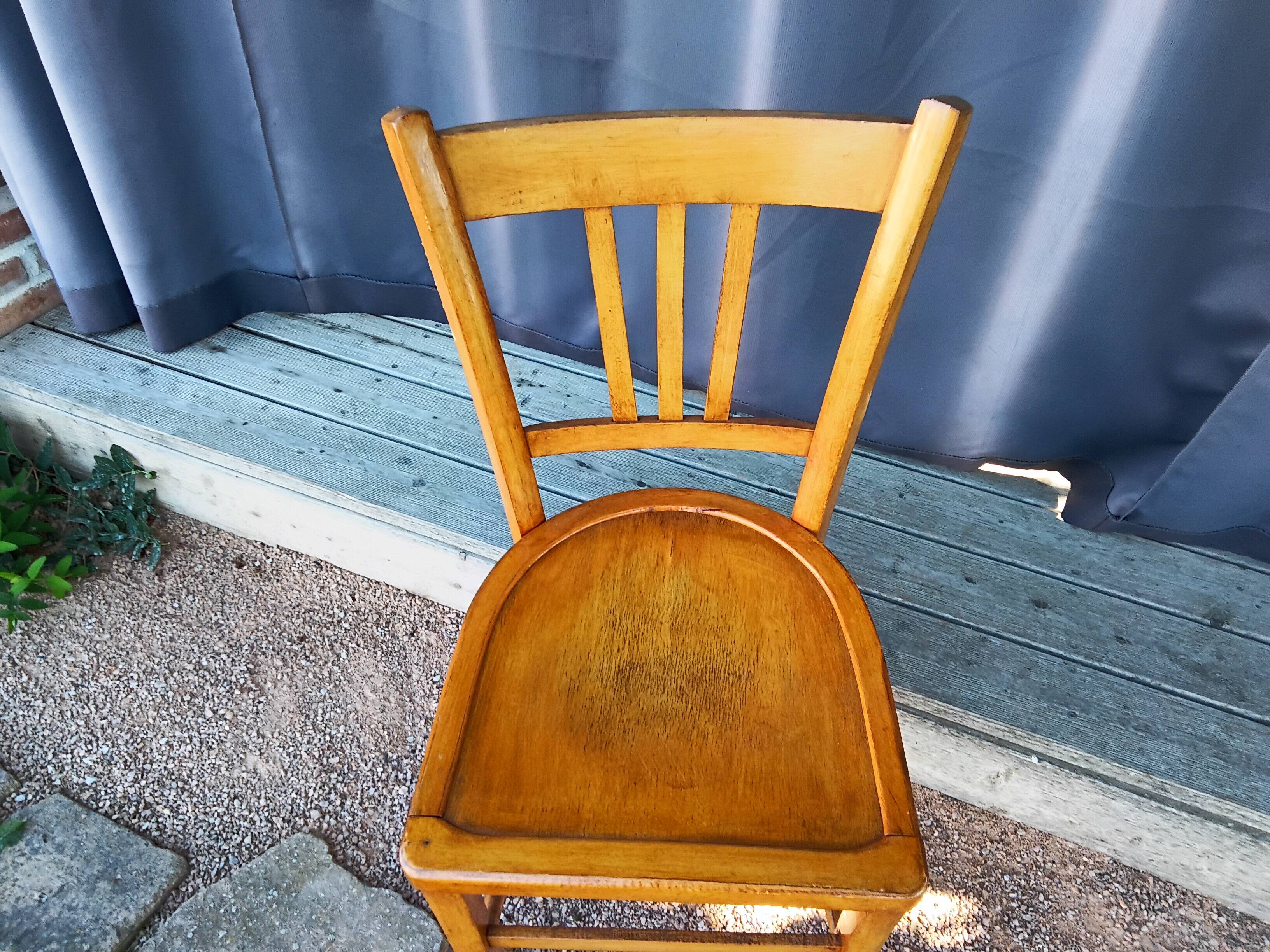 Duo of bistro chairs