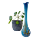 Multicoloured soliflore vase, presumably France.