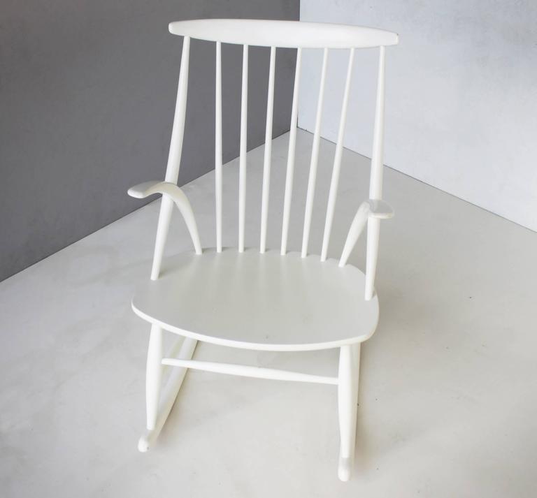Danish rocking chair by Illum Wikkelso