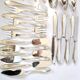 30-piece modernist silver-plated table cutlery set DEETJEN