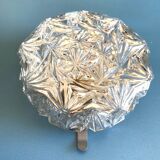 Round ceiling light in chissed glass